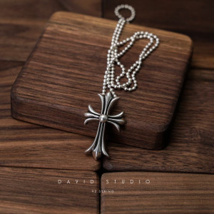 Chrome Hearts Double Cross Necklace
