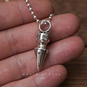 Chrome Hearts Large Spike Pendant Necklace